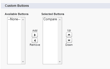 Salesforce Dynamically Compare Button