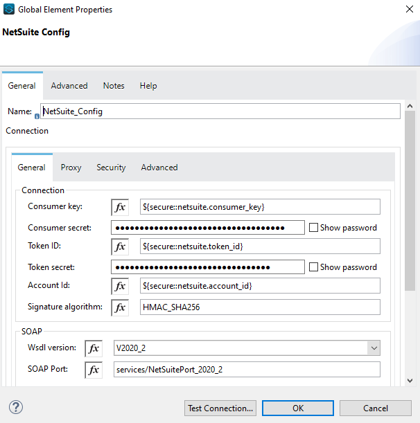 Netsuite configuration