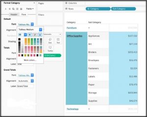 Step 5 - Lets do some formatting for Category column (1)